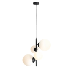 Lampa wisząca BLOOM 4 CZARNY 1091L1 ALDEX - zdjęcie produktu