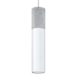 kinkiecik.pl Lampa wisząca BORGIO 1 biały SL.0647 LIGHTING