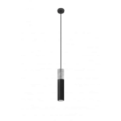 kinkiecik.pl Lampa wisząca BORGIO 1 czarny SL.0650 SOLLUX LIGHTING