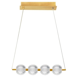 Lampa wisząca Brillant 4 złota LED CCT LP-3303/4L GD Light Prestige