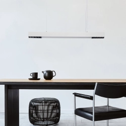 Lampa wisząca Cali M LED CCT Tuya biała LP-1301/1P M WH Smart LIGHT PRESTIGE