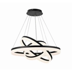 kinkiecik.pl Cornelia - lampa wisząca 3 pł LED czarna 330603-02 REALITY