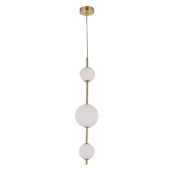 Lampa wisząca Dorado 3xLED pionowa, złota LP-002/3V LIGHT PRESTIGE