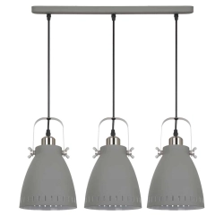 Lampa wisząca Franklin MD-HN8026S-3-GR+S.NICK Italux - zdjęcie produktu