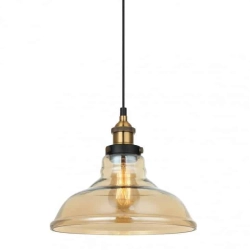 Lampa wisząca Hubert MDM-2381/1 GD+AMB Italux - zdjęcie produktu