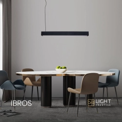 Lampa wisząca Ibros czarna 18W IP20 LED CCT LP-7001/1P 20 BK-63 18 CCT LIGHT PRESTIGE