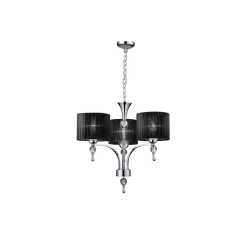 Lampa wisząca Impress 3 AZ0498 Black AZZARDO