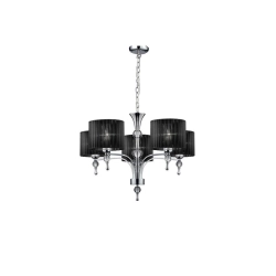 Lampa wisząca Impress 5 AZ0499 Black AZZARDO