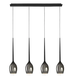 Lampa wisząca Izza 4 smoky AZ2938 AZZARDO