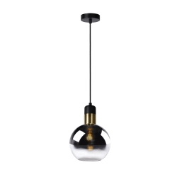 Lampa wisząca JULIUS lampa wisząca Ø 20 cm E27 przydymiony szary 34438/20/65 Lucide - zdjęcie produktu