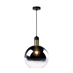Lampa wisząca JULIUS lampa wisząca Ø 28 cm E27 przydymiony szary 34438/28/65 Lucide - zdjęcie produktu