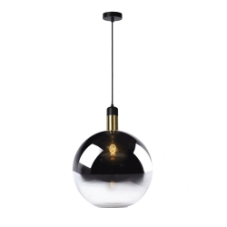 Lampa wisząca JULIUS lampa wisząca Ø 40 cm E27 przydymiony szary 34438/40/65 Lucide - zdjęcie produktu