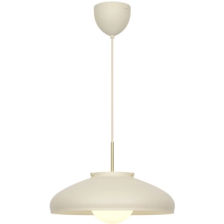 Lampa wisząca Latif Design For The People - beżowa, mleczny klosz 2520123009 Nordlux