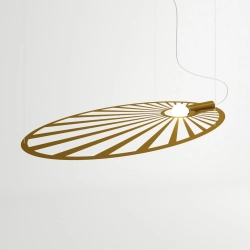 Lampa wisząca LEHDET złota TH.001ZL SOLLUX LIGHTING - zdjęcie 2