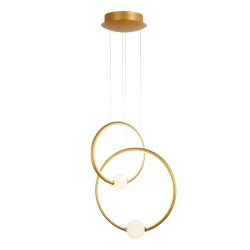 Lampa wisząca Lozanna PND-20112035-2B-GD ITALUX 43cm - zdjęcie produktu