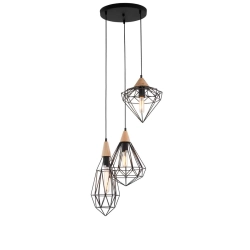 Lampa wisząca Maelle MDM-2591/3 BK Italux - zdjęcie produktu