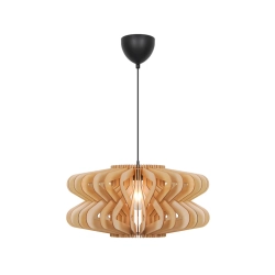 Lampa wisząca Manago drewniana, dwa kształty klosza 2512353014 Nordlux