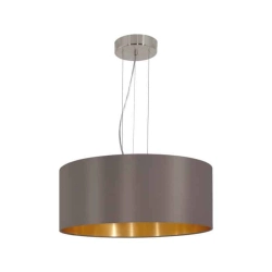 Lampa wisząca MASERLO 31608 cappucino, złoty