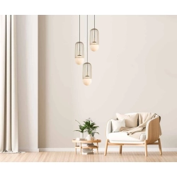 Lampa wisząca MATTY MDM-3939/3 GD Italux - zdjęcie produktu