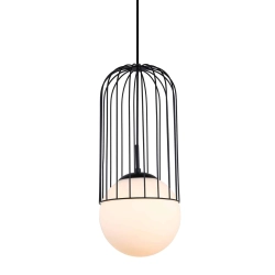 Lampa wisząca MATTY MDM-3940/1 BK Italux - zdjęcie produktu
