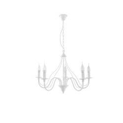 Lampa Wisząca MINERWA 5 Biały SL.0214 SOLLUX LIGHTING
