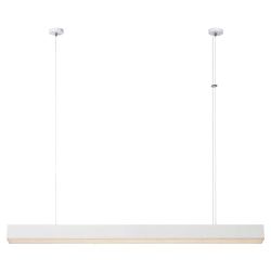 Lampa wisząca Mira L LED CCT Tuya biała LP-1201/1P L WH Smart LIGHT PRESTIGE
