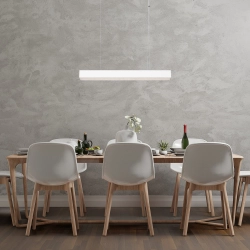 Lampa wisząca Mira M LED CCT Tuya biała LP-1201/1P M WH Smart LIGHT PRESTIGE