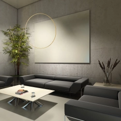 Lampa wisząca Mirror S złota IP44 LED CCT LP-999/1P S GD CCT LIGHT PRESTIGE
