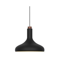 Lampa wisząca DFTP Fuji czarna Drewno & Metal 2620153003 Nordlux