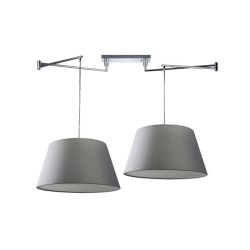 Lampa wisząca NATALIA 2 S GREY AZ1923+AZ2591 AZZARDO