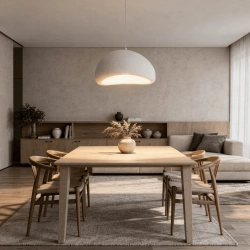 Lampa wisząca Nube 50cm biała LP-0030/1P 50cm WH LIGHT PRESTIGE