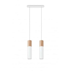 kinkiecik.pl Lampa wisząca PABLO 2 biała SL.0629 SOLLUX LIGHTING