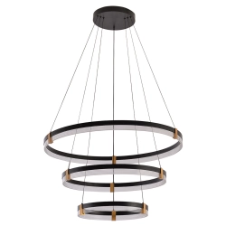 Lampa wisząca Plum 3 LED CCT czarna LP-0407/3P BK LIGHT PRESTIGE