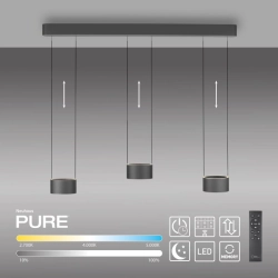 PURE CLIPSE LAMPA WISZĄCA z pilotem 2473-15 Paul Neuhaus - zdjęcie produktu
