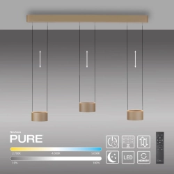 PURE CLIPSE LAMPA WISZĄCA z pilotem 2473-97 Paul Neuhaus - zdjęcie produktu