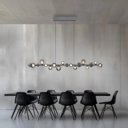 LAMPA WISZĄCA E-POPUP z pilotem SZARY 2558-15 Paul Neuhaus by Zuma