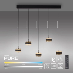 Lampa wisząca PURE FALLING RINGS 2504-18 Paul Neuhaus by Zuma - zdjęcie produktu