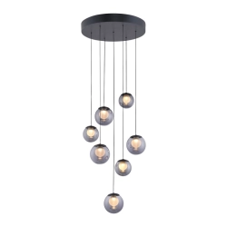 LAMPA WISZĄCA POPUP z pilotem SZARY 2587-15 Paul Neuhaus by Zuma