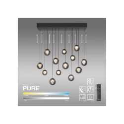 LAMPA WISZĄCA POPUP z pilotem SZARY 2590-15 Paul Neuhaus by Zuma - zdjęcie produktu