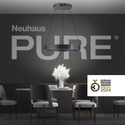PURE E-CLIPSE LAMPA WISZĄCA z pilotem 2561-15 Paul Neuhaus by Zuma Line