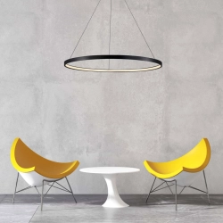 kinkiecik.pl Ring wisząca mała czarna 3000K LP-909/1P S BK Light Prestige