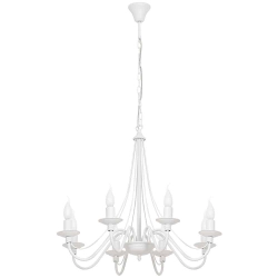 Lampa wisząca RÓŻA BIAŁA 397P ALDEX - zdjęcie produktu