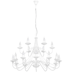 Lampa wisząca RÓŻA BIAŁA 397S ALDEX - zdjęcie produktu