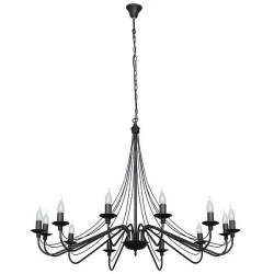 Lampa wisząca RÓŻA CZARNA 397R1 ALDEX - zdjęcie produktu