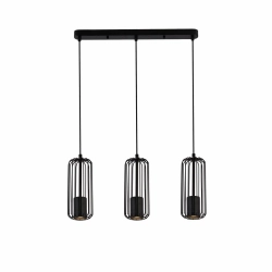Lampa wisząca Sintra 3xGU10 czarna LP-975/3L BK LIGHT PRESTIGE