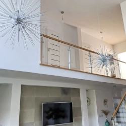 Lampa wisząca SIRIUS 90 CHROME AZ2114+AZ2116 AZZARDO