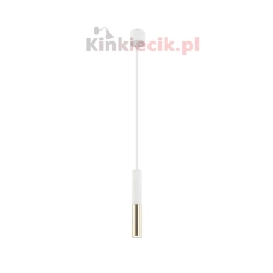 kinkiecikpl lampa wisząca Slimi S bianco/gold ORLICKI