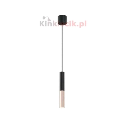 kinkiecikpl lampa wisząca Slimi S nero/rose gold ORLICKI