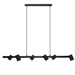 Lampa wisząca Snow 6xGU10 czarna LP-731/6L BK LIGHT PRESTIGE
