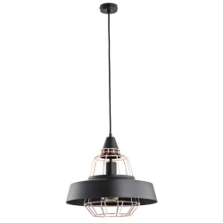 Lampa wisząca TAMARIS czarna/miedź śr. 40cm 60378 ALFA - zdjęcie produktu